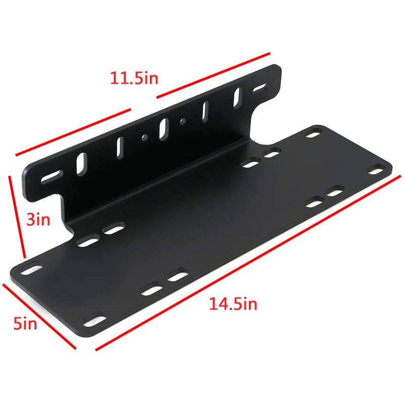 Willpower 20 inch 288w LED Light Bar, 15" License Plate Bracket Bull Bar Combo Beam for Car Offroad Truck Tractor 4x4 12V 24V
