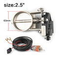 Electric Exhaust Control Valve2"/2.25"/2.5"/2.75"/3" Exhaust Control Valve - Low Pressure For Exhaust Catback Downpipe