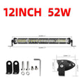 CO LIGHT 10D 10 20 30 inch 52W 104W 156W LED Work Light Bar Combo 4x4 Offroad LED Light Bar for Tractor Boat 4WD 4x4 Trucks ATV