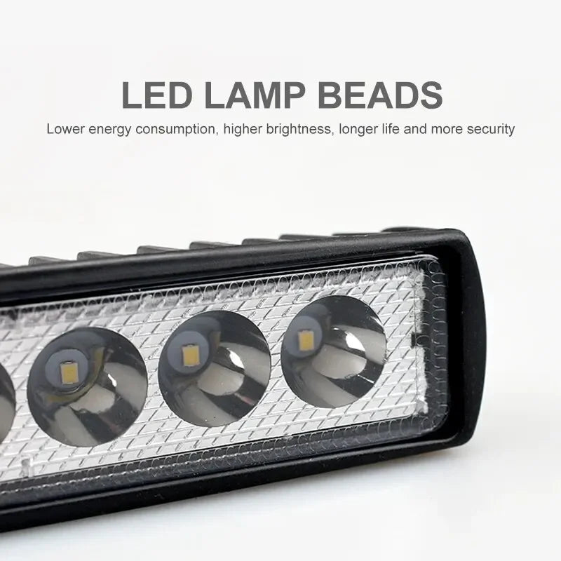 18w 6 LED Car Work Light Universal 12V