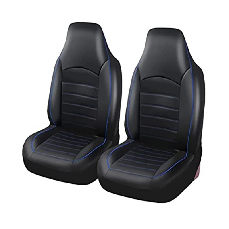 PU Leather Car Seat Covers For Front Seats Car Interior Accessories All-season Auto Seat Covers Fit for Most Cars Universal
