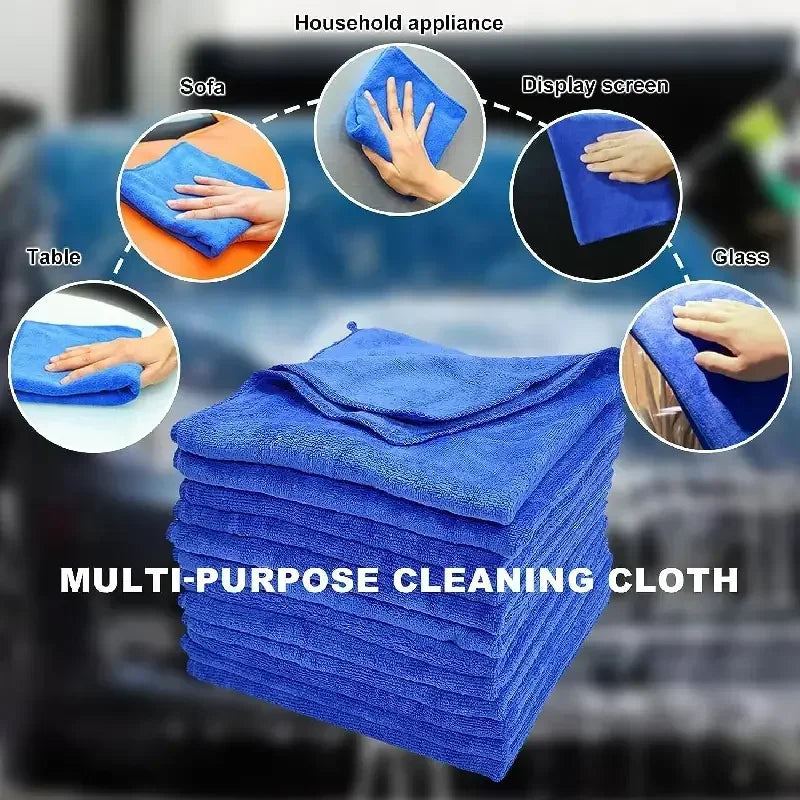 Microfiber Cleaning Cloths Lint Free Microfiber Cleaning Towel Cloths Reusable Cleaning Towels Super Absorbent for Car Window