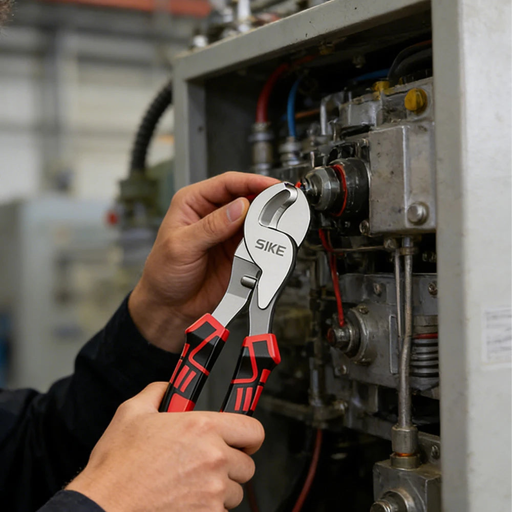 Cable cutters, electrician's pliers, wire strippers, crimping pliers, cable scissors, multi-purpose hand tools