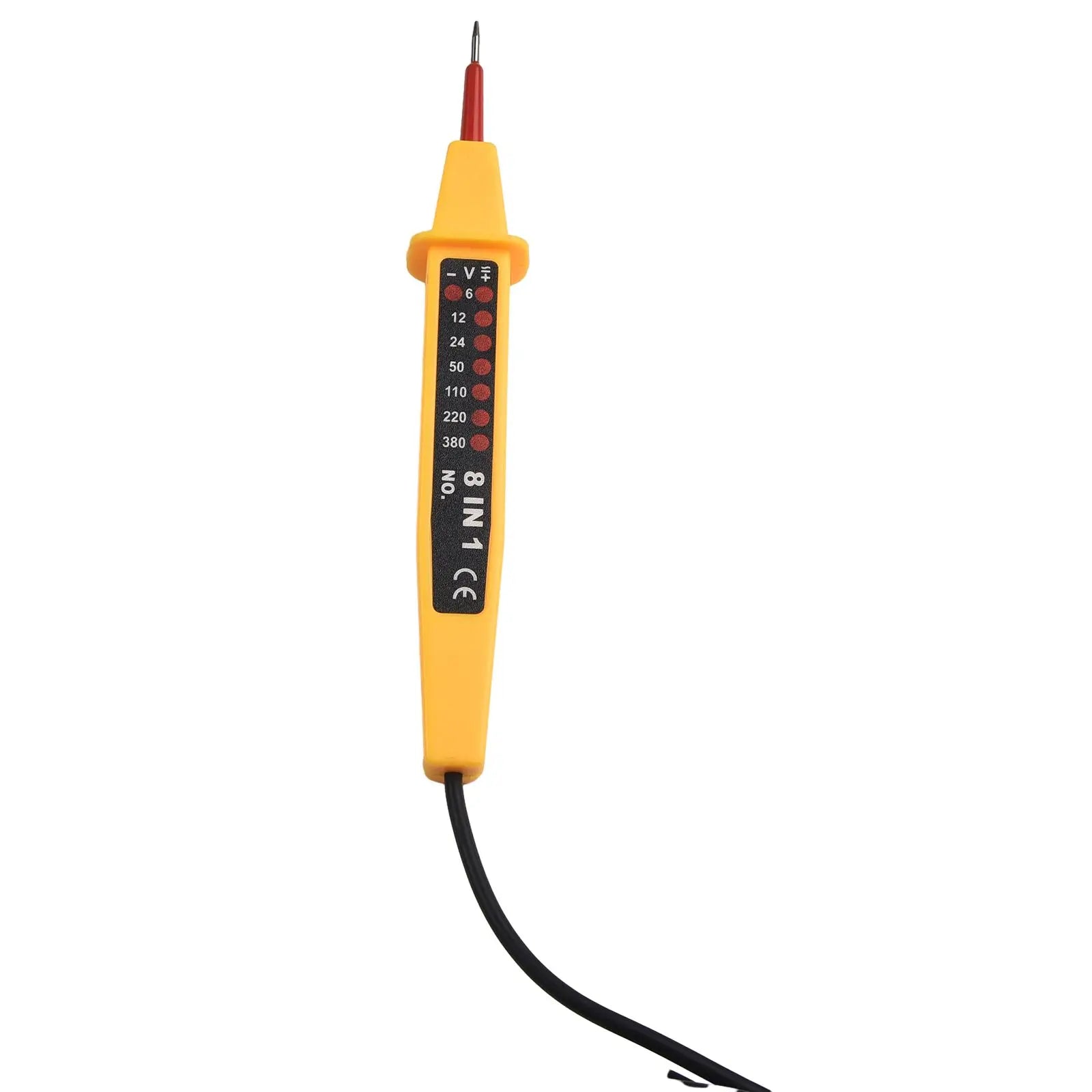 8-In-1 Tester Voltage AC DC 6-500V Auto Electrical Pen Circuit Detector Tester For Home Wiring Inspection Electrical Appliances