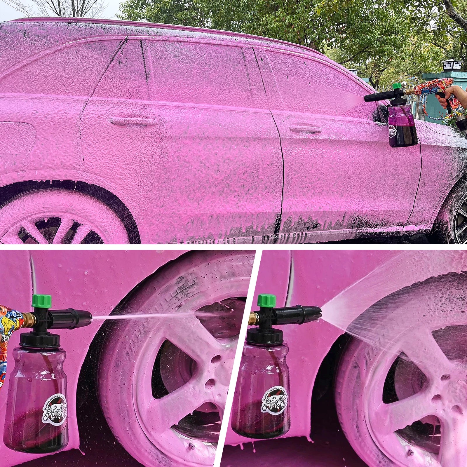 Car Wash Snow Foam Lance Foam Nozzle Foam Cannon Foam Generator for Daewoo Hammer Karcher Huter Makita High Pressure Washer