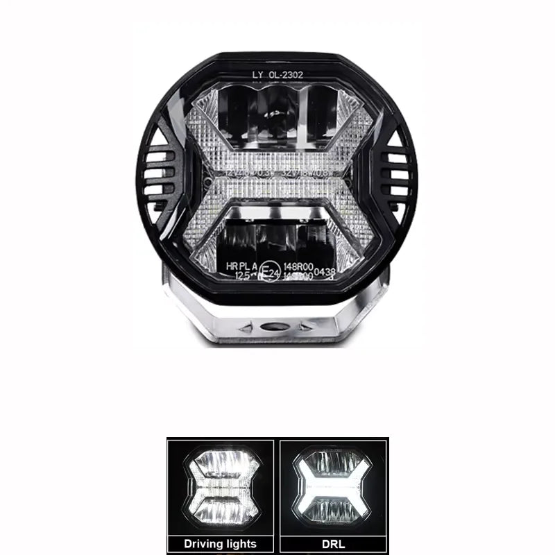 4Inch/5.75Inch Led Work Light Bar Amber DRL Driving Light Spotlight 4x4 Offroad For Motorcycle Car ATV Race Dirt Bike Pickup