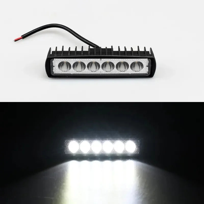 18w 6 LED Car Work Light Universal 12V