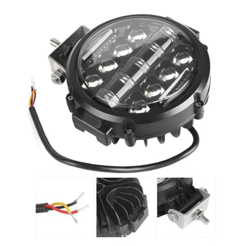 7 Inch 150W Round Spot Pods Light Bar High/Low Beam DRL Led Work Driving Lamp For Truck Jeep Off Road SUV UTV ATV Fog LED