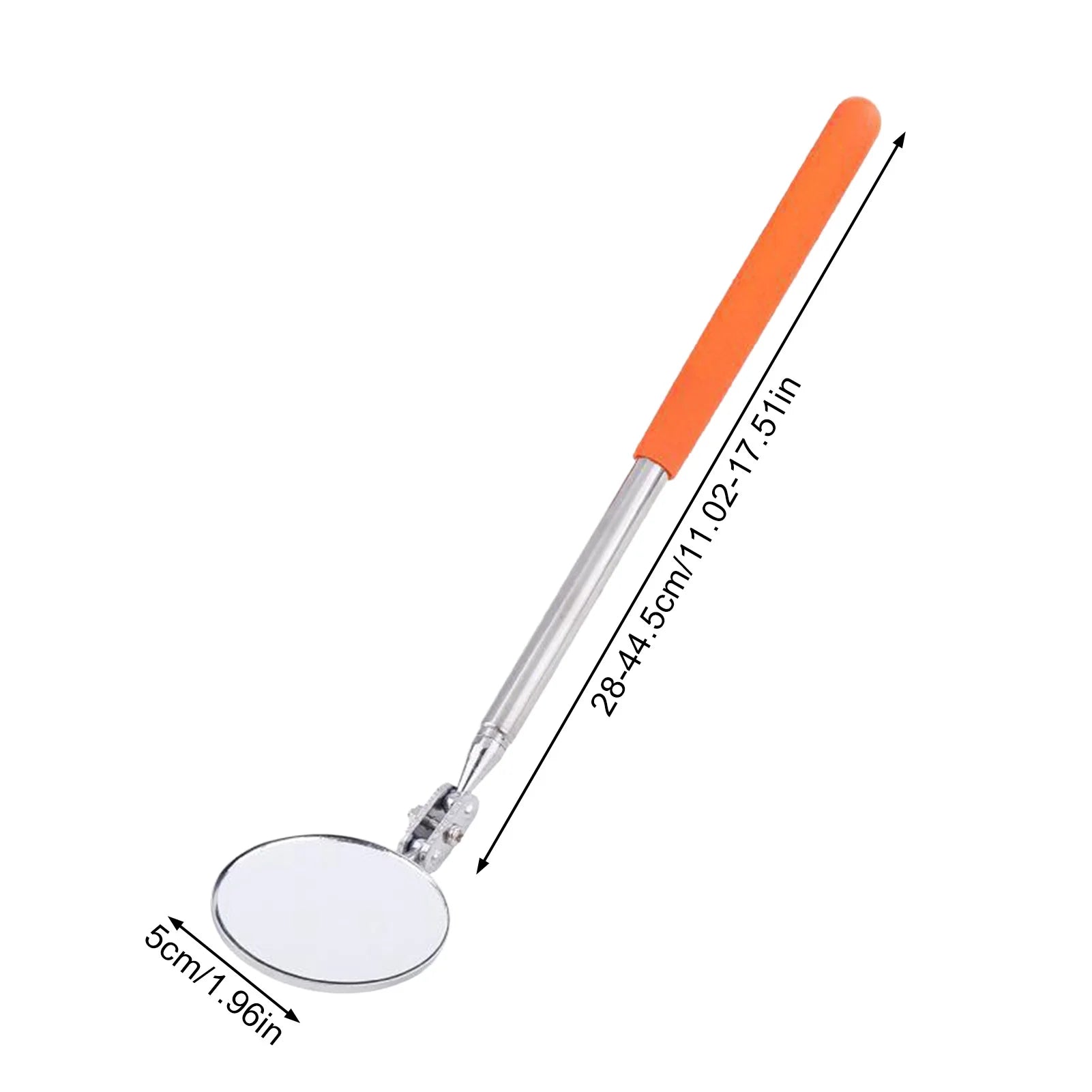 Telescoping Inspection Mirrors Mechanics Tool with Long Handle Adjustable Flexible Telescopic Mirror Mechanic Tools