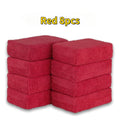 8PCS Microfibre Car Wax Applicator Pads Soft Auto Detailing Wax Sponge Rectangle Foam Car Paint Care Polishing Pad Auto Cleaning