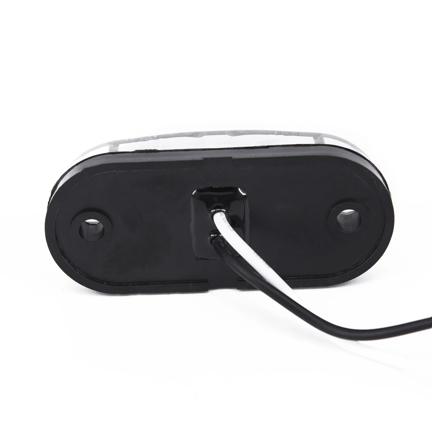 2Pcs 12V / 24V LED Side Marker Lights Car External Lights Warning Tail Light Auto Trailer Truck Lorry Lamps White Color