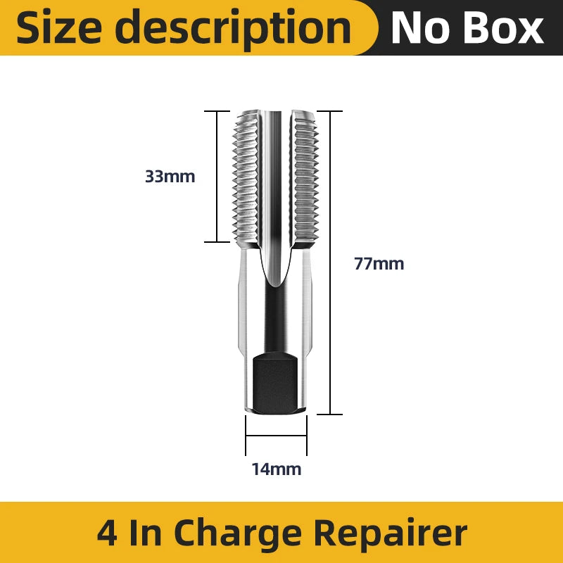 TOOLEYE 5/6Pcs Screw Extractor Drill Bit Set Damaged Screws Remover Extractor Woodworking Tools Broken Bolt Water Pipe Extractor
