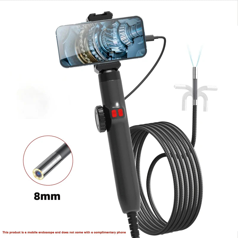 5Inch Borescope, 3.9/6.0mm Camera, HD 1080P with LED Illumination for Automotive Repair, Plumbing Inspection Can Zoom