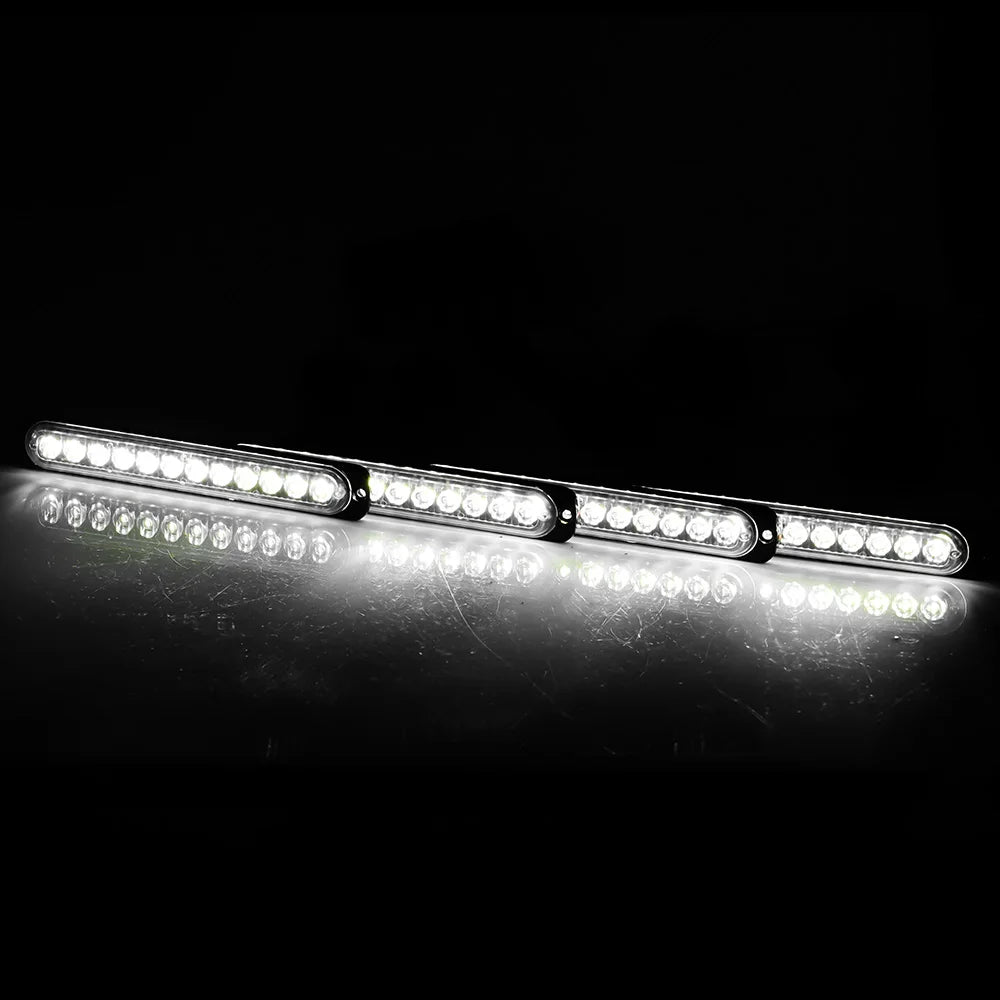 4pcs Strobe led kit 4 in 1 Wireless Control Car Led Strobe Warning Signal Light Grille Flashing Lightbar Beacon Traffic Lamp 12V