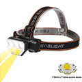 LED USB Rechargeable Headlamp High Lumen Bright Head Lamp With 5/8 LED Headlight IPX4 Waterproof Head Flashlight Camping Light