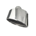 1 Pcs Exhaust Tip For Audi A4 A5 A6 A7 Up To RS4 RS5 RS6 RS7 Muffler Tip Tailpipe For Audi Stainless Steel Exhaust Pipe L/R
