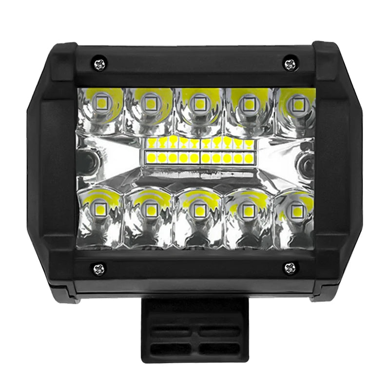 1/2PC 12V 60W LED Bar Offroad Spot Flood Combo LED Light Bar Work Light For Truck Car SUV ATV UTV 4WD LED Headlights