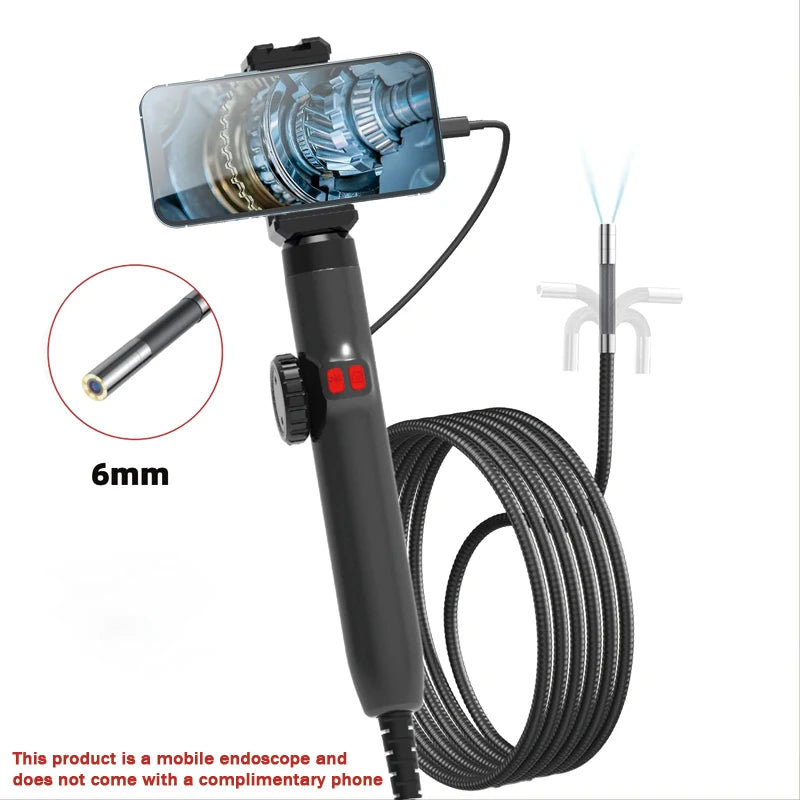 5Inch Borescope, 3.9/6.0mm Camera, HD 1080P with LED Illumination for Automotive Repair, Plumbing Inspection Can Zoom