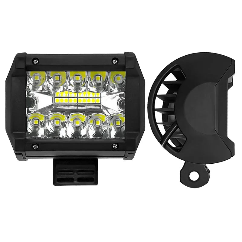 1/2PC 12V 60W LED Bar Offroad Spot Flood Combo LED Light Bar Work Light For Truck Car SUV ATV UTV 4WD LED Headlights