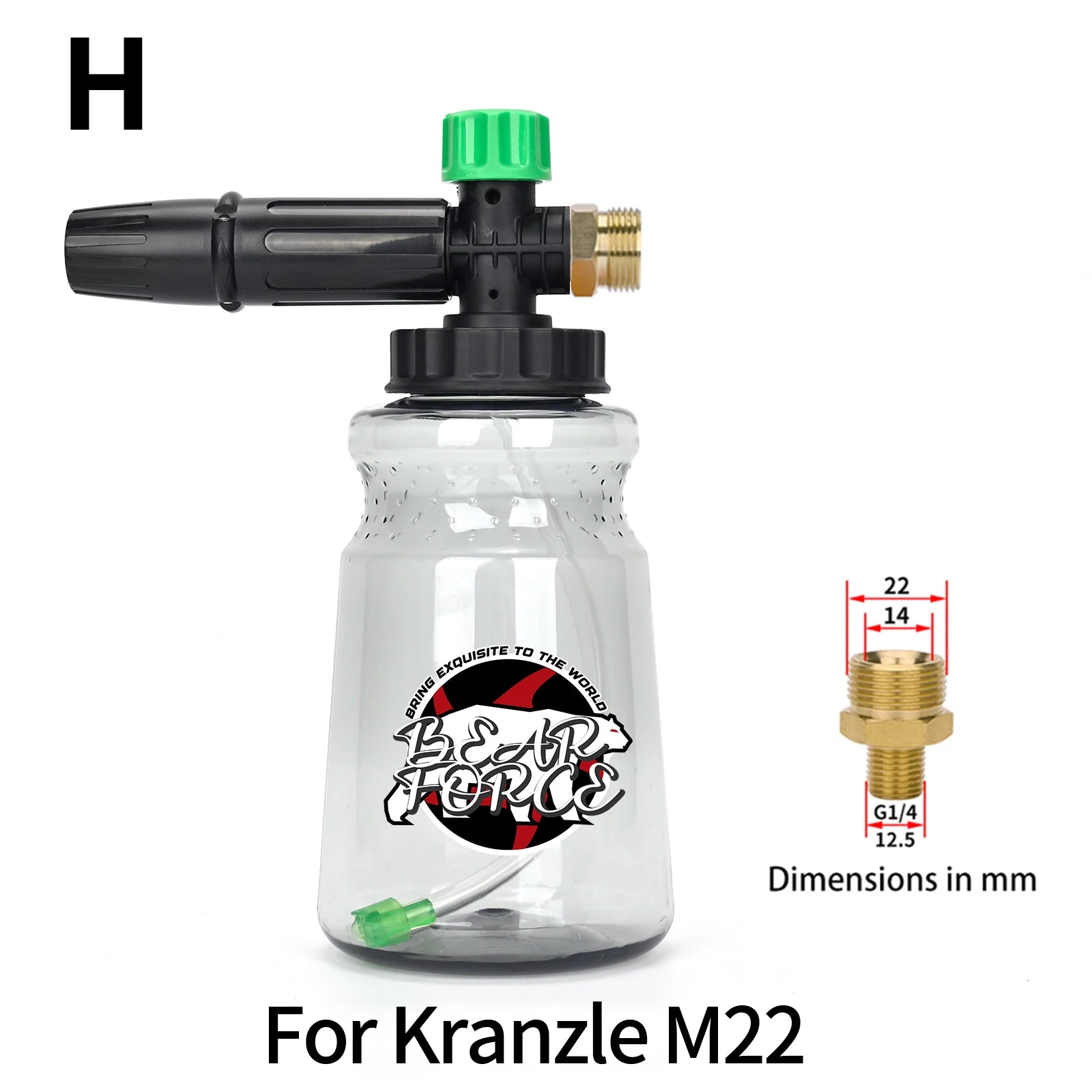 Car Wash Snow Foam Lance Foam Nozzle Foam Cannon Foam Generator for Daewoo Hammer Karcher Huter Makita High Pressure Washer