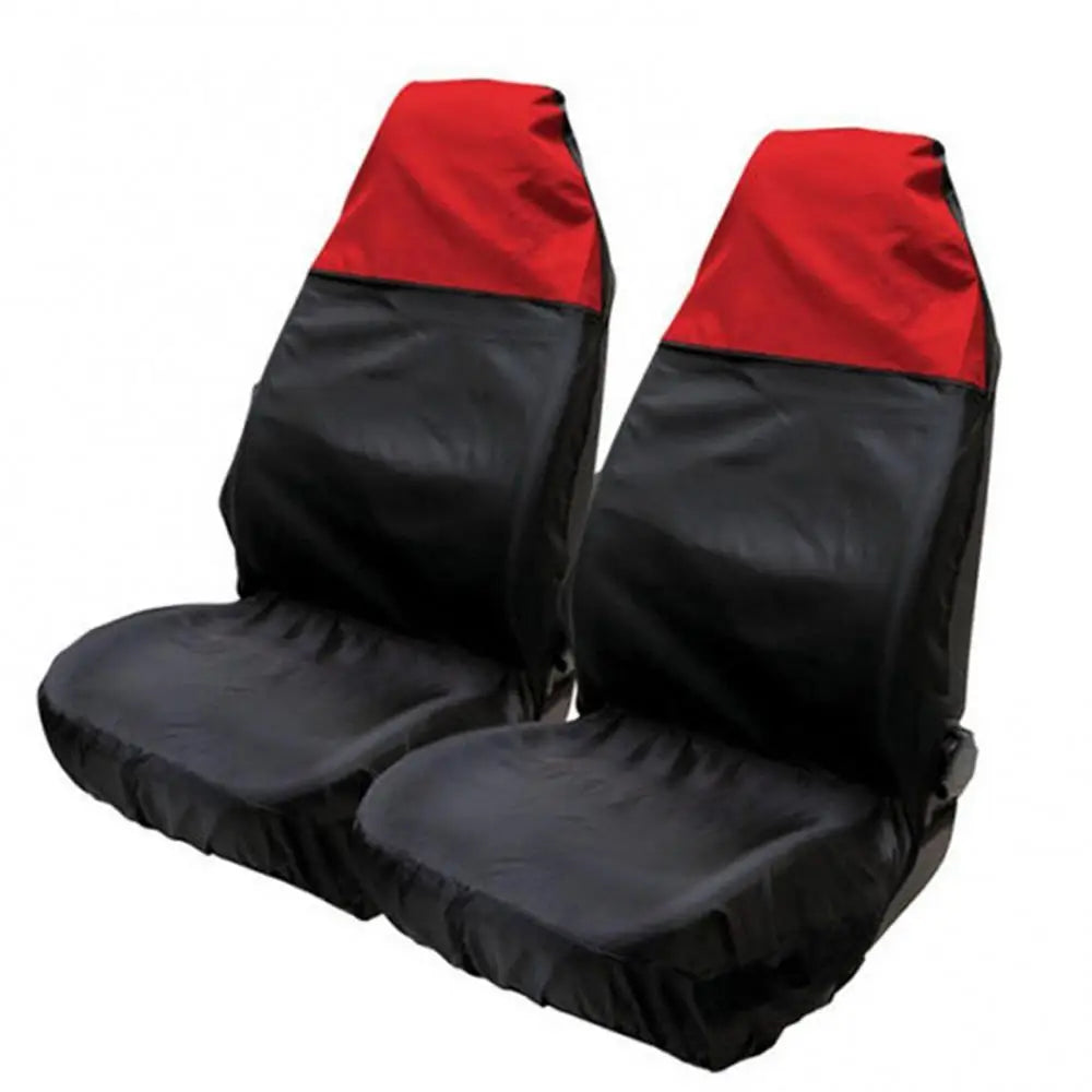 Seat Cover Waterproof 2Pcs Universal Car Auto Van Heavy Duty Protector Case