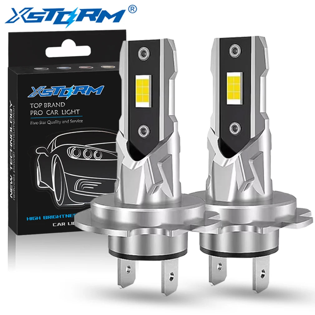 H1 H3 H7 LED Headlight Bulb Mini 60W 20000LM CSP for Car Headlamp Fan Light Auto Diode Fog Lamps 12V 6000K Automobile