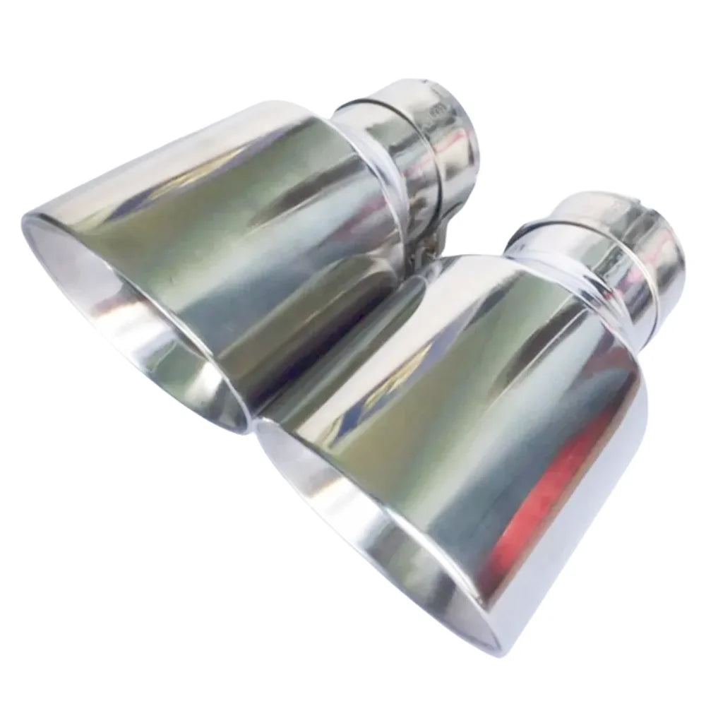 Newest Style Stainless Steel UniversalExhaust System End Pipe+Car Exhaust Tip 1 Piece