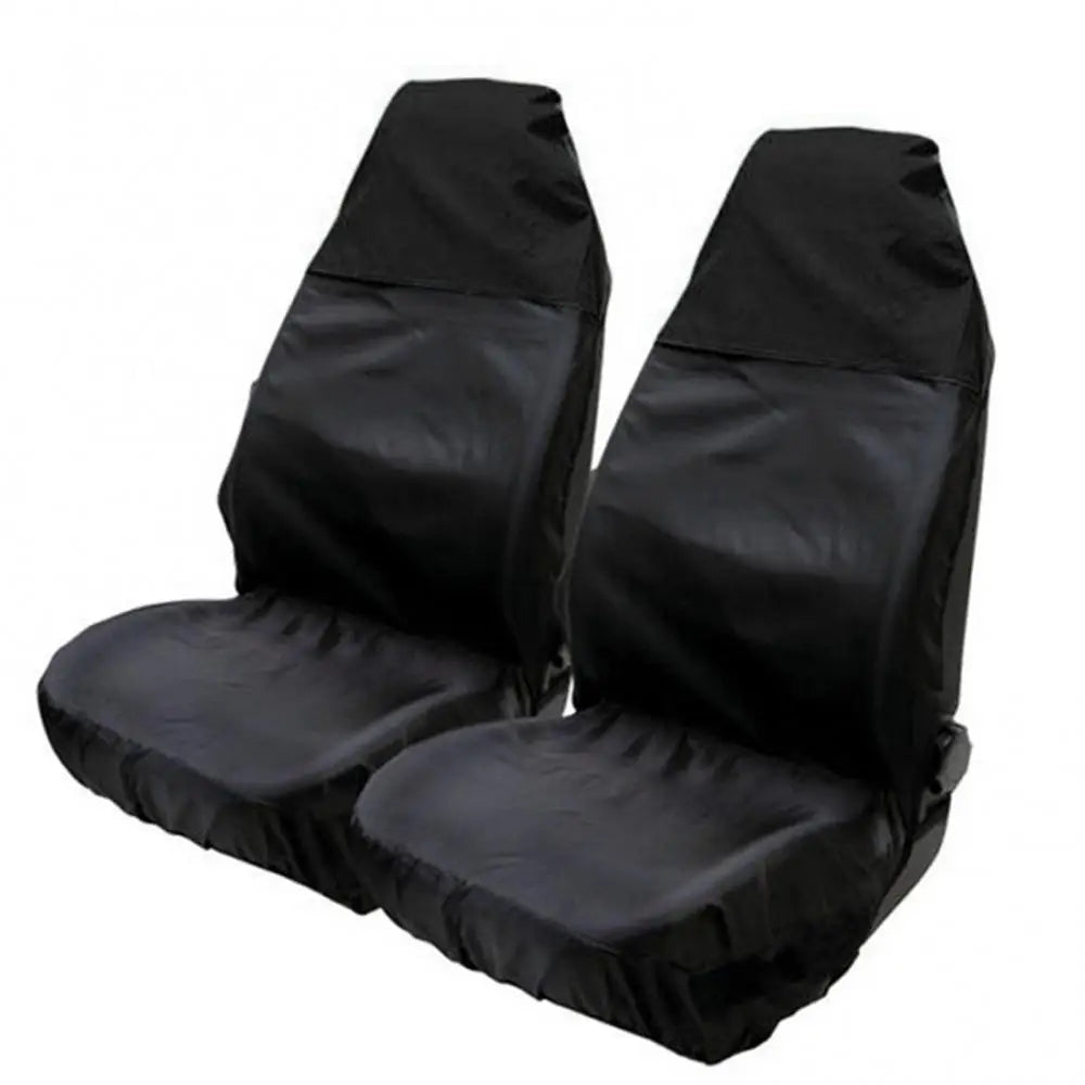 Seat Cover Waterproof 2Pcs Universal Car Auto Van Heavy Duty Protector Case