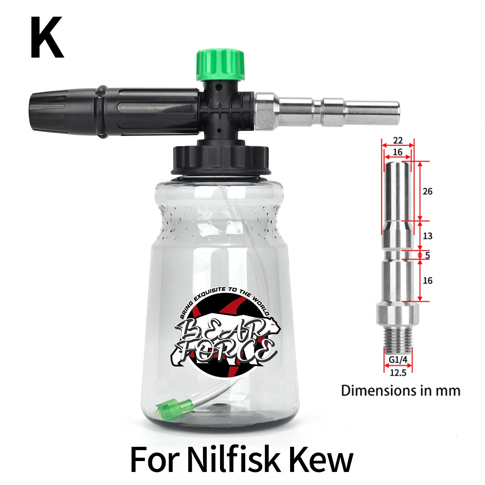 Car Wash Snow Foam Lance Foam Nozzle Foam Cannon Foam Generator for Daewoo Hammer Karcher Huter Makita High Pressure Washer