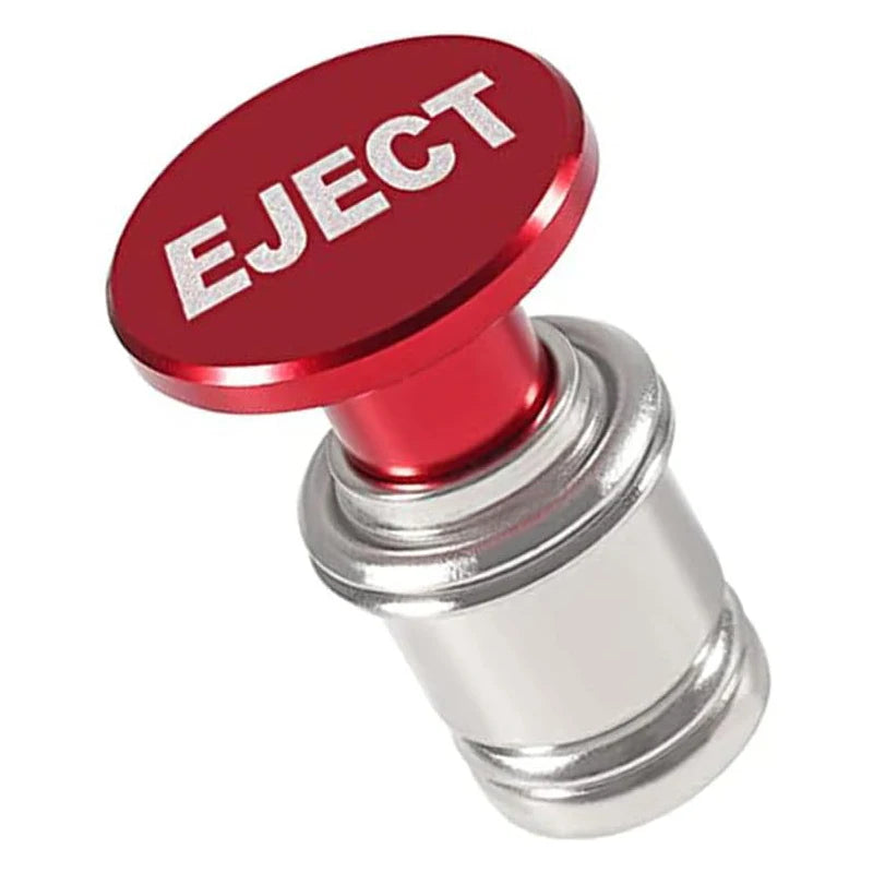 EJECT Button Car Cigarette Lighter Anodized Aluminum Universal 12-Volt Replacement Accessory Fits for Most Vehicl Socket