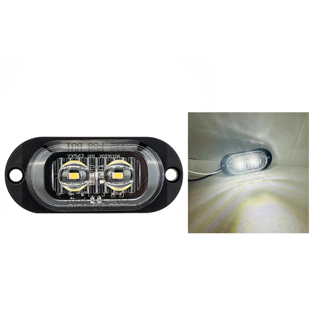 2LED Marker Lights Truck Position Lamps Car Lorry Van LED Side Marker Lamps Trailer Warning Signal Light Indicator Lights