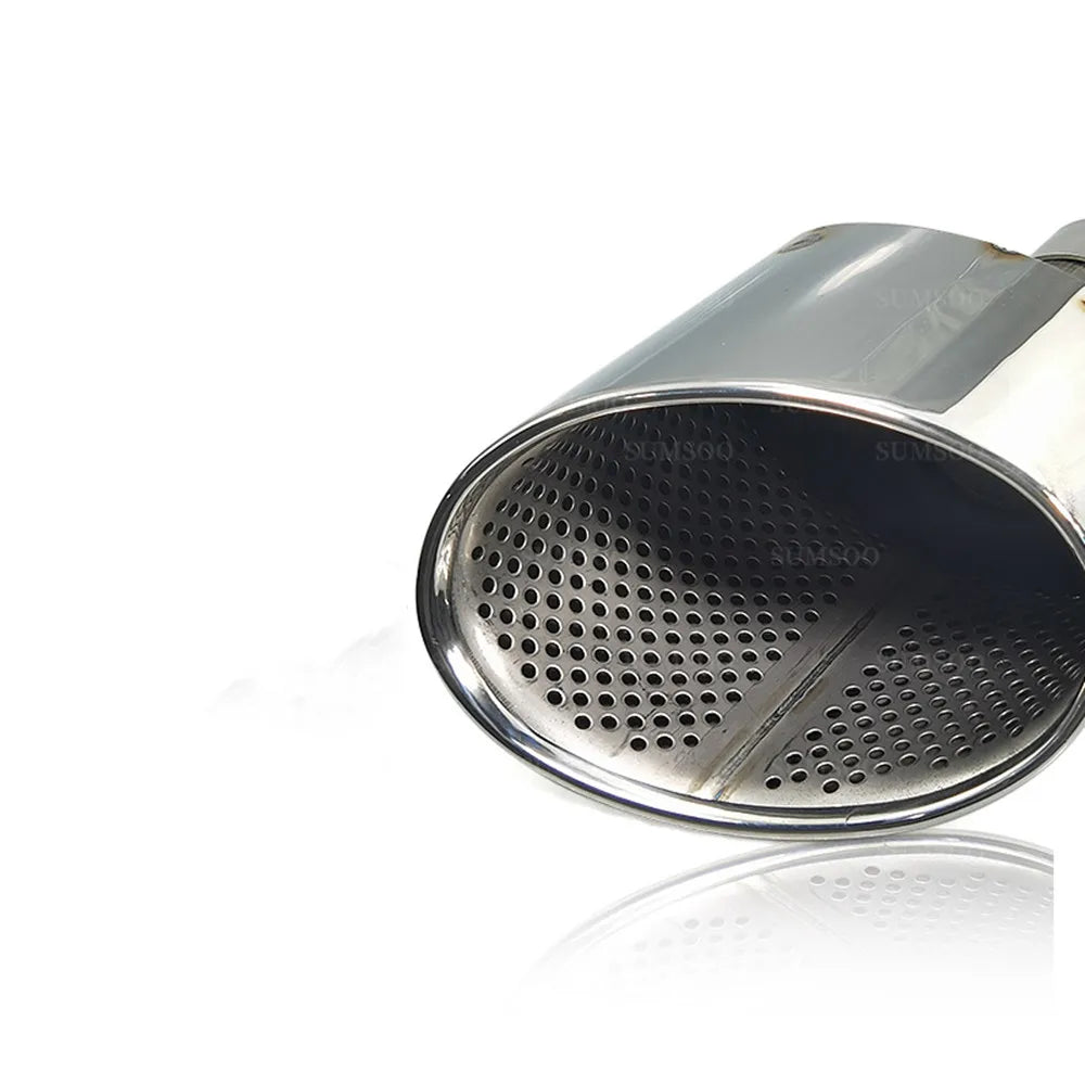 1 Pcs Exhaust Tip For Audi A4 A5 A6 A7 Up To RS4 RS5 RS6 RS7 Muffler Tip Tailpipe For Audi Stainless Steel Exhaust Pipe L/R