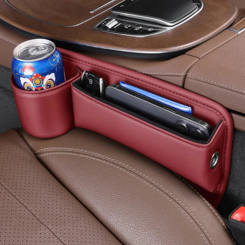 Car Seat Gap Organizer Storage Box Pocket Universal Wallet Keys Card Cup Phone Holder Auto Interior Accessories