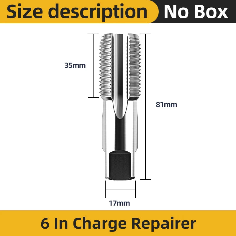 TOOLEYE 5/6Pcs Screw Extractor Drill Bit Set Damaged Screws Remover Extractor Woodworking Tools Broken Bolt Water Pipe Extractor