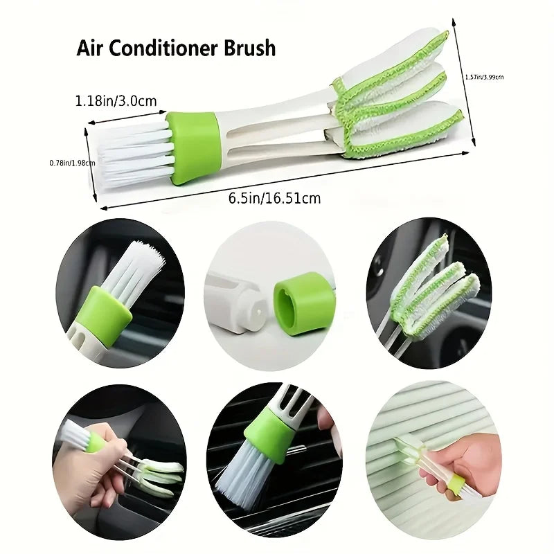 12pcs Car Detailing Brush Set Car Interior Detailing Brushes Auto Ultra Soft Brush Wheel Brush Car Cleaning Products