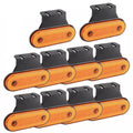 Set of 10 Orange LED Marker Lights for Enhanced Visibility on 12V and 24V Vehicles Perfect for Trailers and Trucks
