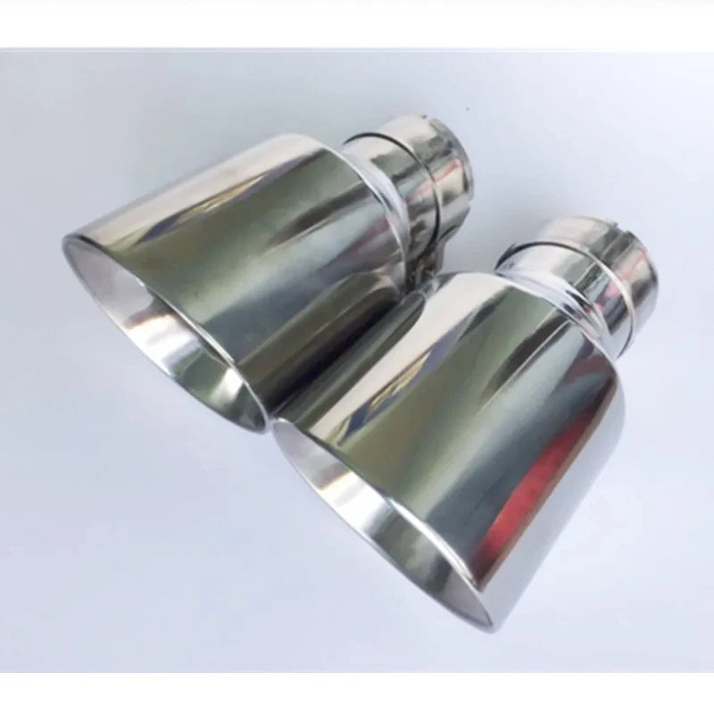 Newest Style Stainless Steel UniversalExhaust System End Pipe+Car Exhaust Tip 1 Piece