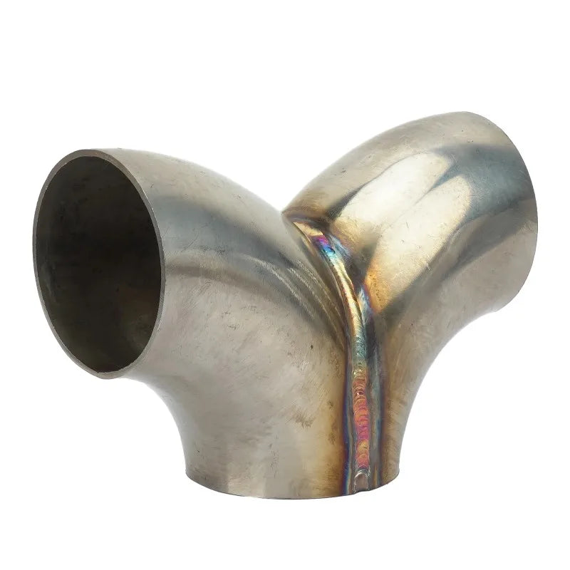 2/2.25/2.5/3.0inch Exhaust Y Shape Connector Joint Pipe Tube Stainless Steel 51/57/70/76mm Exhuast Adapter Coupler Connection
