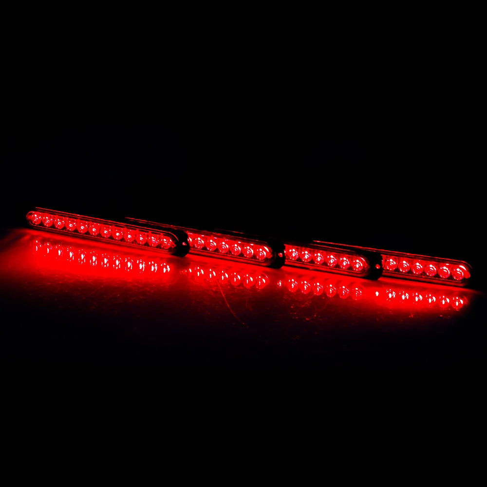 4pcs Strobe led kit 4 in 1 Wireless Control Car Led Strobe Warning Signal Light Grille Flashing Lightbar Beacon Traffic Lamp 12V