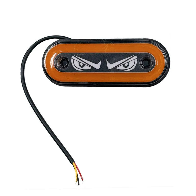 1Pcs High Visibility 12V/24V LED Side Markers Flashing And Constant Light Modes For Trucks Trailers And Motorcycles