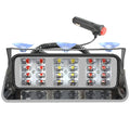 24 LED 12V Strobe Signal Emergency Windshield Warning Beacon Lights Auto Car Accessories Red Blue White Car Strobe Light
