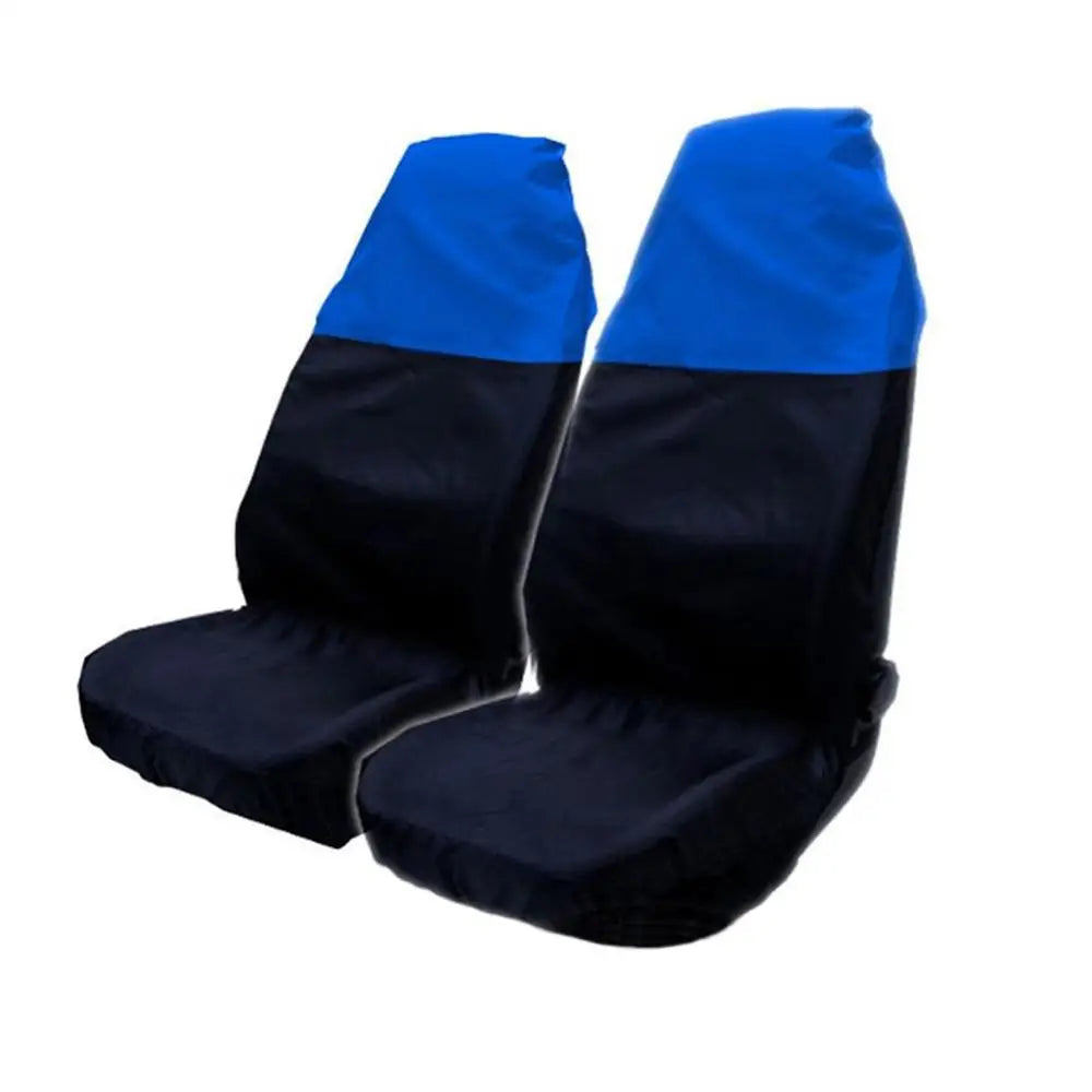 Seat Cover Waterproof 2Pcs Universal Car Auto Van Heavy Duty Protector Case